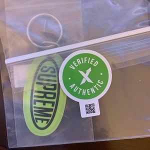 Supreme Green Keychain .